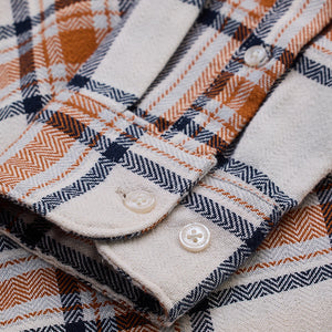 Cream Checks Slim Fit Shirt