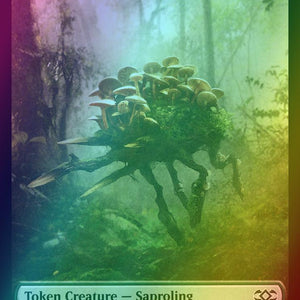 Angel Token (03) // Saproling Token (17) [Double Masters Tokens] [Foil]