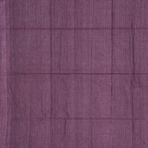 Magenta Handloom Bengal Cotton Saree With Horse Blouse