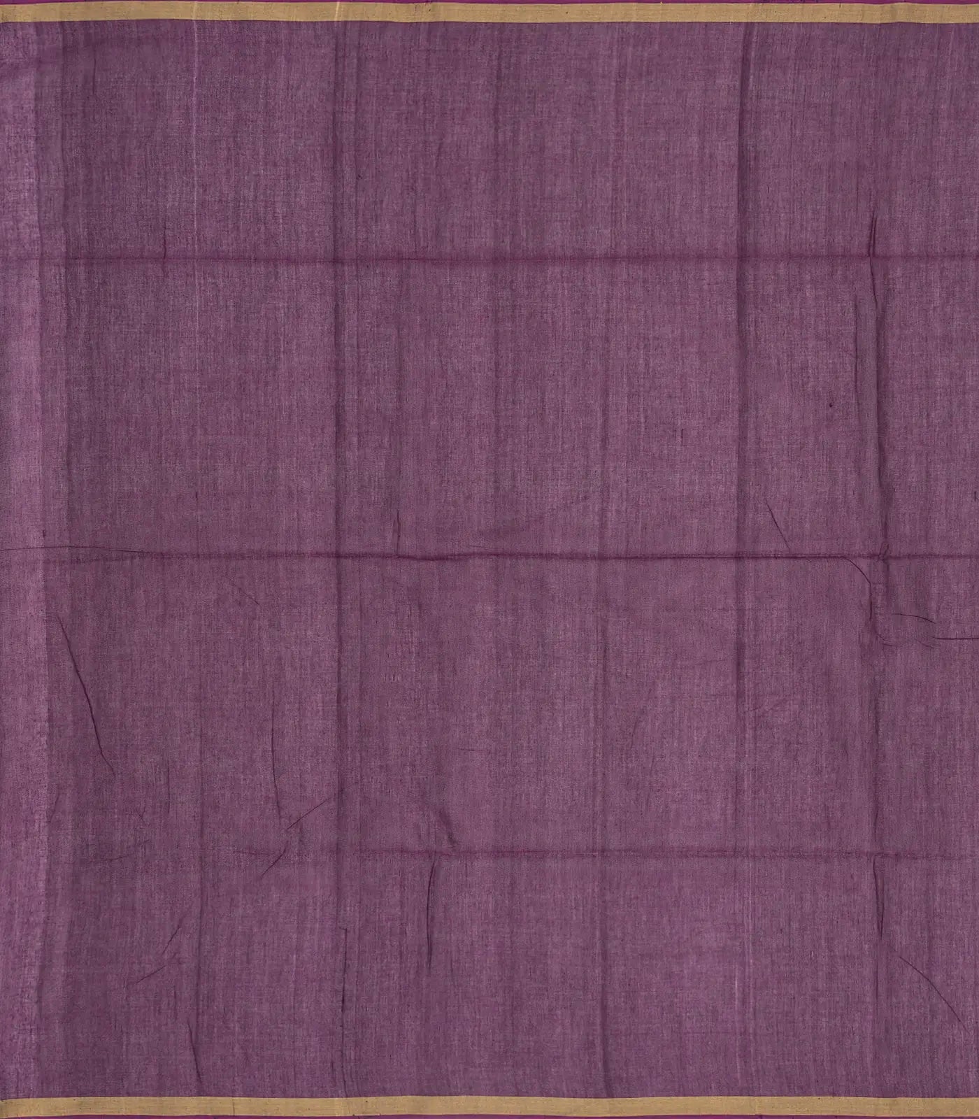 Magenta Handloom Bengal Cotton Saree With Horse Blouse