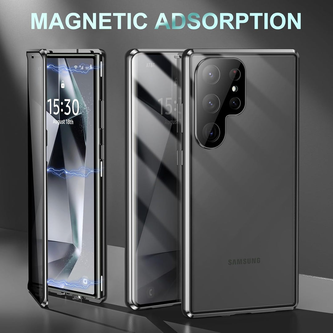 Privacy Shield Dual Magnetic Glass Case - Samsung