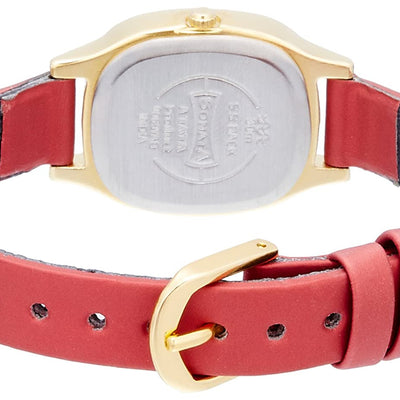 Superfibre Red Dial & Red Leather Strap