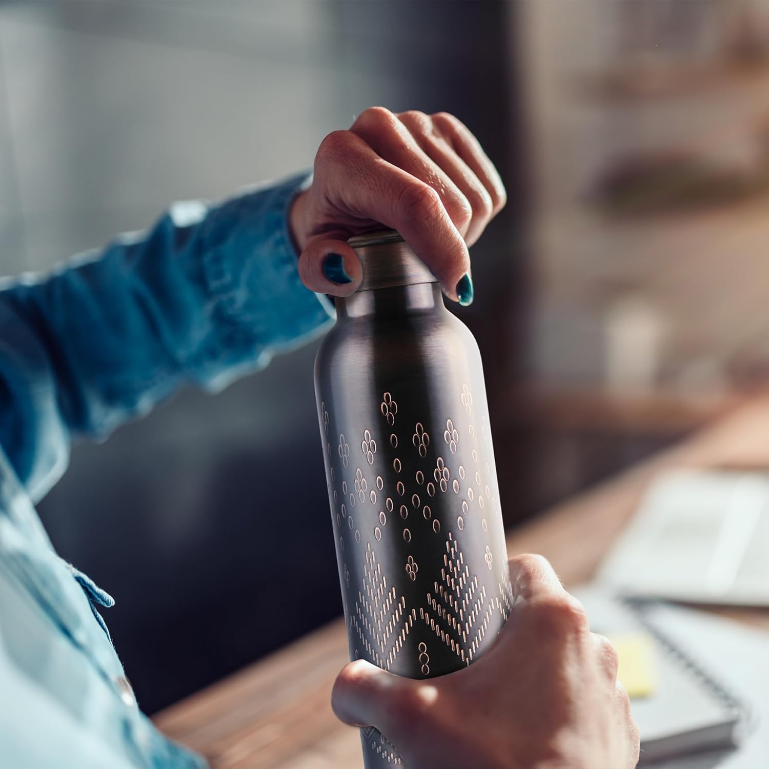 Copper Elegante Bottle Gift Set (Milton)