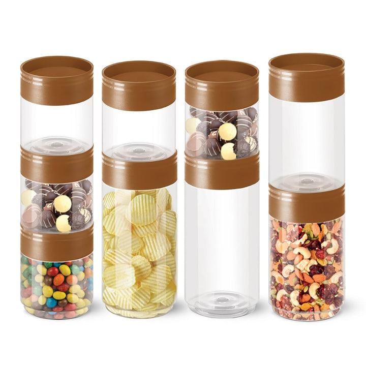 Stack It Round Jar Set 9 Pcs (Milton)