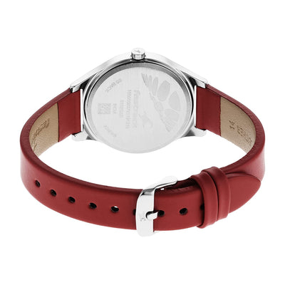 Stunners 2.0 Multicolour Dial Analog Red Leather