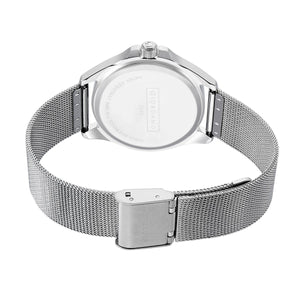 Giordano Women's Blue Dial & Silver Chain Watch for Women