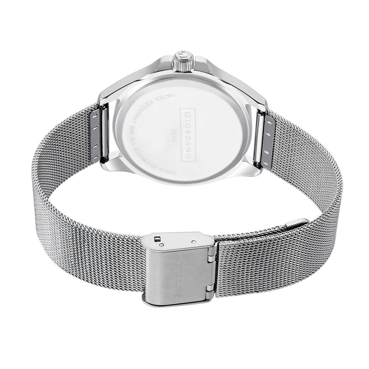 Giordano Women's Blue Dial & Silver Chain Watch for Women