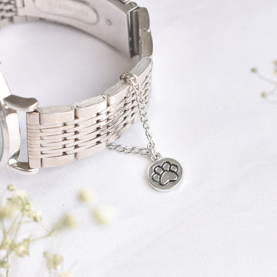 Joker & Witch Women Pawsome Silver Watch Charm