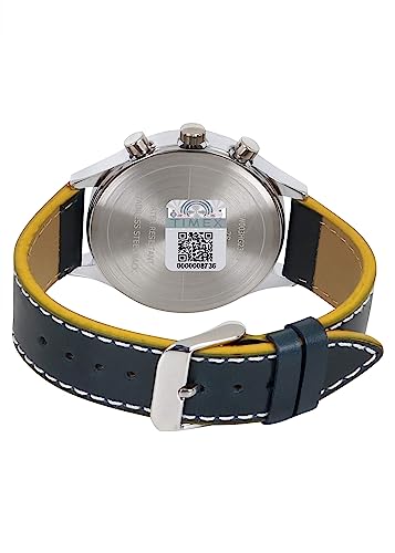 Helix Silver Dial Leather Strap