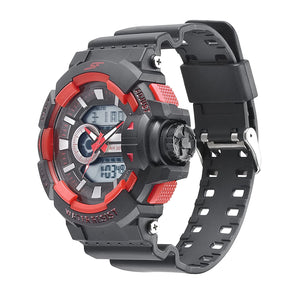 SF Hustler Black & Red Analog-Digital