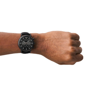 Emporio Armani Luigi Black Dial Men 46mm