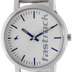 Fundamentals White Dial & Stainless Steel Strap