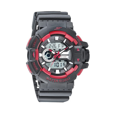 SF Hustler Black & Red Analog-Digital