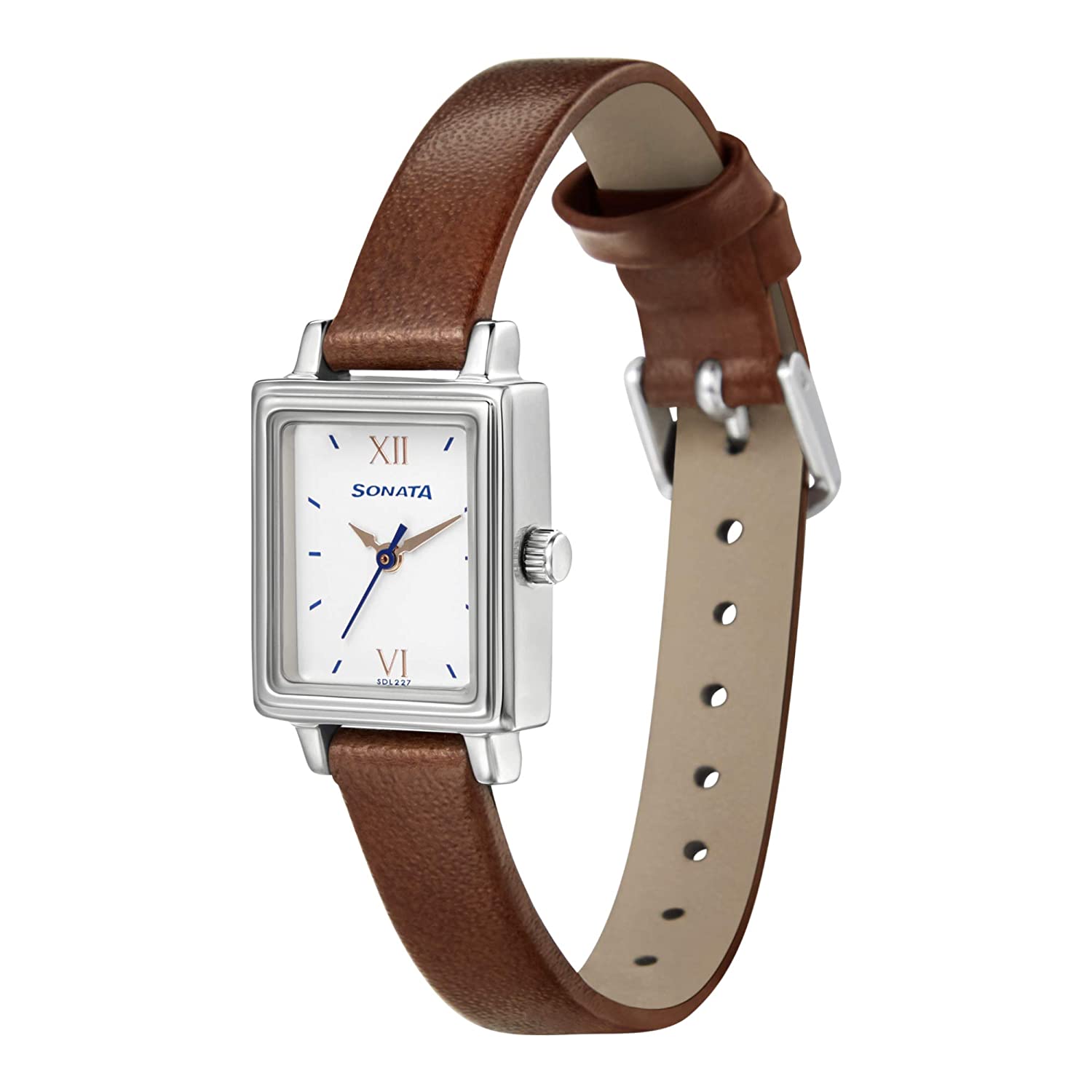 Workwear White Dial & Tan Leather Strap