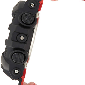Casio G-Shock Black & Red Dial Men 53.4mm