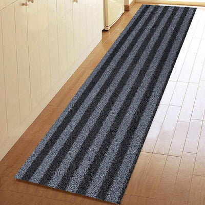 Kuber Industries Rubber 1 Piece Floor Mat Door Mat 2x6 Feet (Brown & Grey)-CTKTC29699