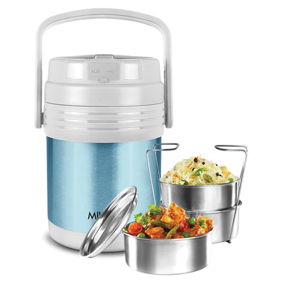 Woofer Thermosteel Tiffin With Bluetooth Speaker (Milton)