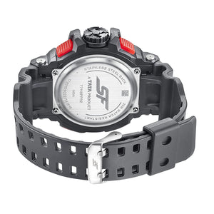 SF Hustler Black & Red Analog-Digital