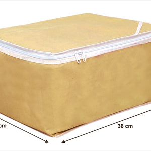 Kuber Industries Non Woven Petticoat Cover Wardrobe Organiser Clothes Storage Bag (Brown)-HS_38_KUBMART21695, Pack of 1