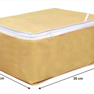 Kuber Industries Non Woven Petticoat Cover Wardrobe Organiser Clothes Storage Bag (Brown)-HS_38_KUBMART21695, Pack of 1
