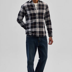 Black Checks Slim Fit Shirt
