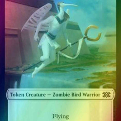Aven Initiate Token (04) // Egg Token (16) [Double Masters 2022: Tokens] [Foil]