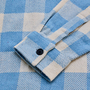 Blue Flannel Checks Overshirt