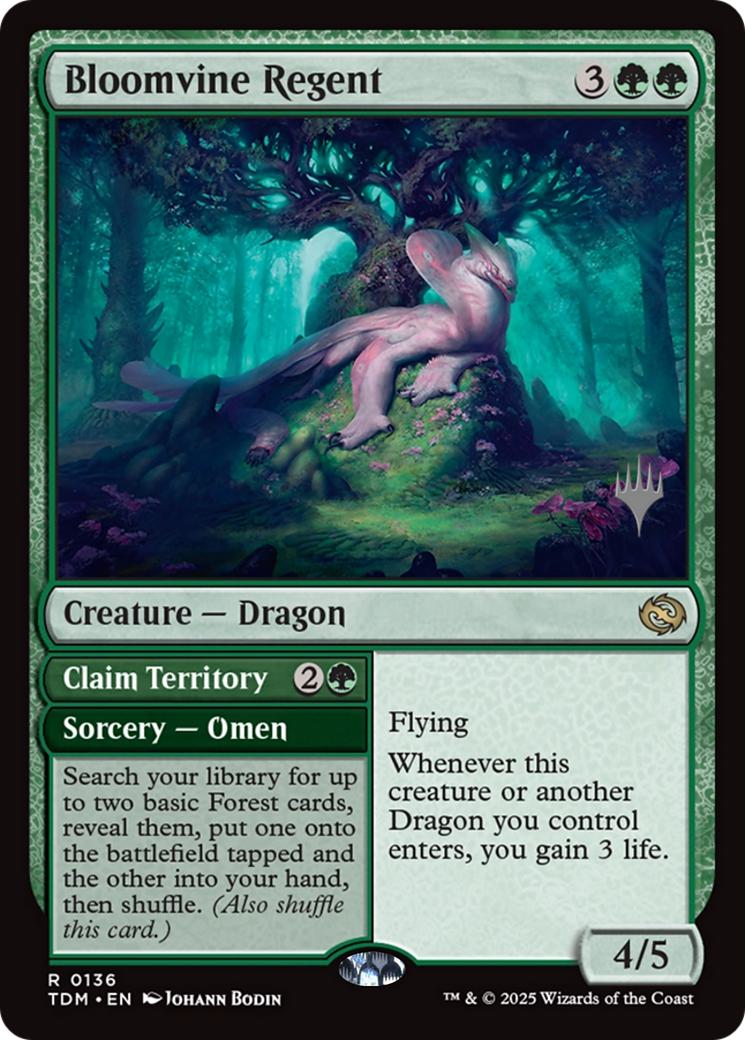 Bloomvine Regent // Claim Territory [136p] [Promo Pack] [Tarkir: Dragonstorm: Promos] [Non-Foil]