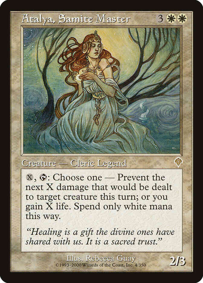 Atalya, Samite Master [4] [Invasion] [Non-Foil]