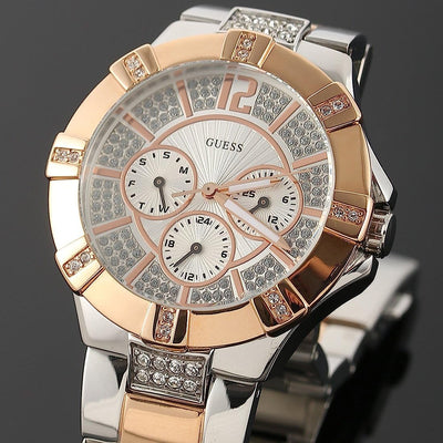 Guess Vista Silver Dial Women 41mm