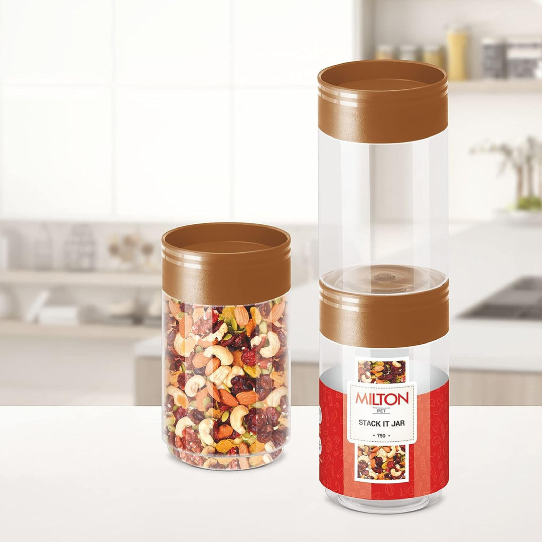 Stack It Round Jar Set 9 Pcs (Milton)