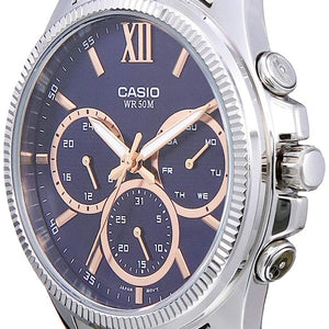 Casio Enticer Blue Dial Men 42mm