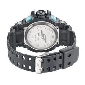 SF Hustler Black & Sky blue Analog-Digital