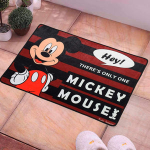 Kuber Industries Disney Mickey Mouse Cars 2 Pieces Anti-Slip Door Mat 23