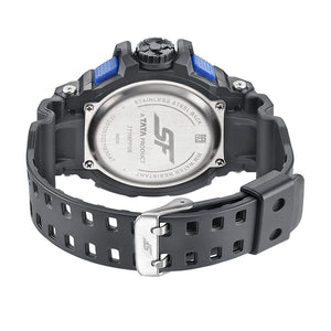 SF Hustler Black & blue Analog-Digital
