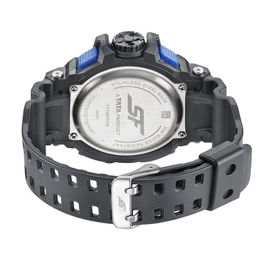 SF Hustler Black & blue Analog-Digital