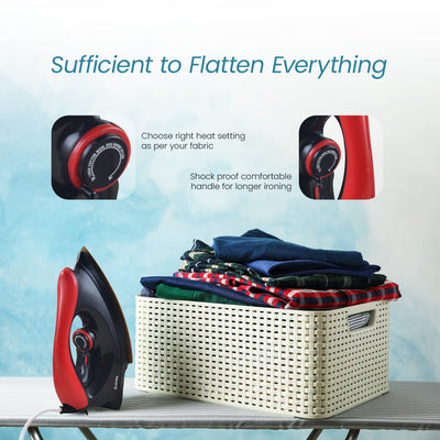 Candes 250W Hand Blender + 1000 Watt Electric Dry Iron + Quick Hand Stainless Steel Vegetable & Fruits Chopper (Super Combo)