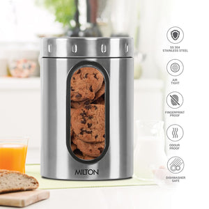 Steel Crispy Storage Jar (Milton)