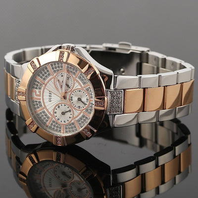 Guess Vista Silver Dial Women 41mm