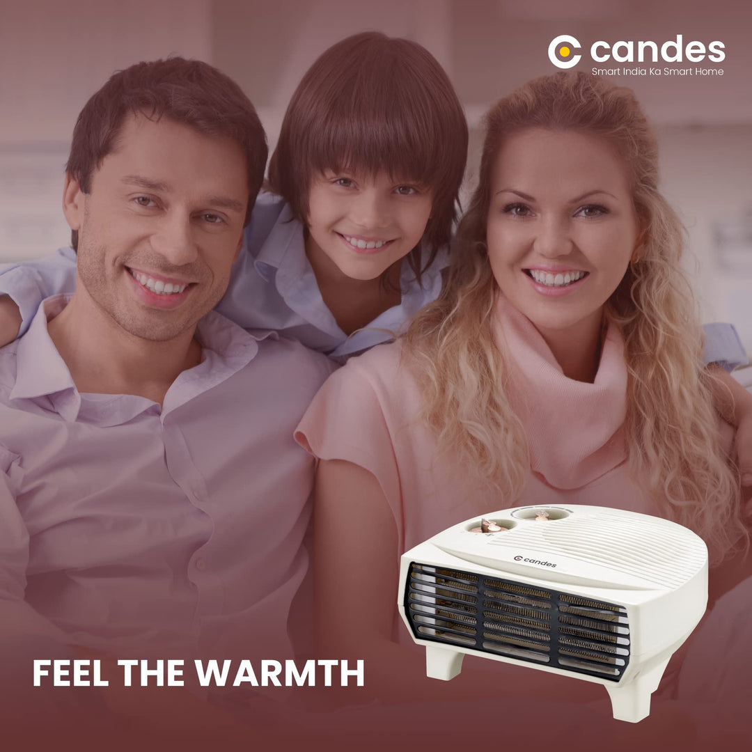 Candes Radiant 2000 Watts All in One Silent Blower Fan Room Heater (White)