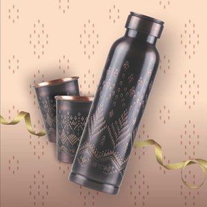 Copper Elegante Bottle Gift Set (Milton)