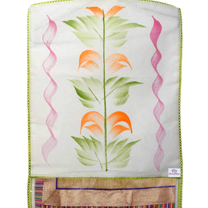 Heart Home Non Woven Hanging Saree Cover, Wardrobe Organizer, Closet Organizer, Saree & Garments Protector Cover With 1 Zipper Compartment on Back Side- Pack of 18 (Green)-HS_38_HEARTH21507