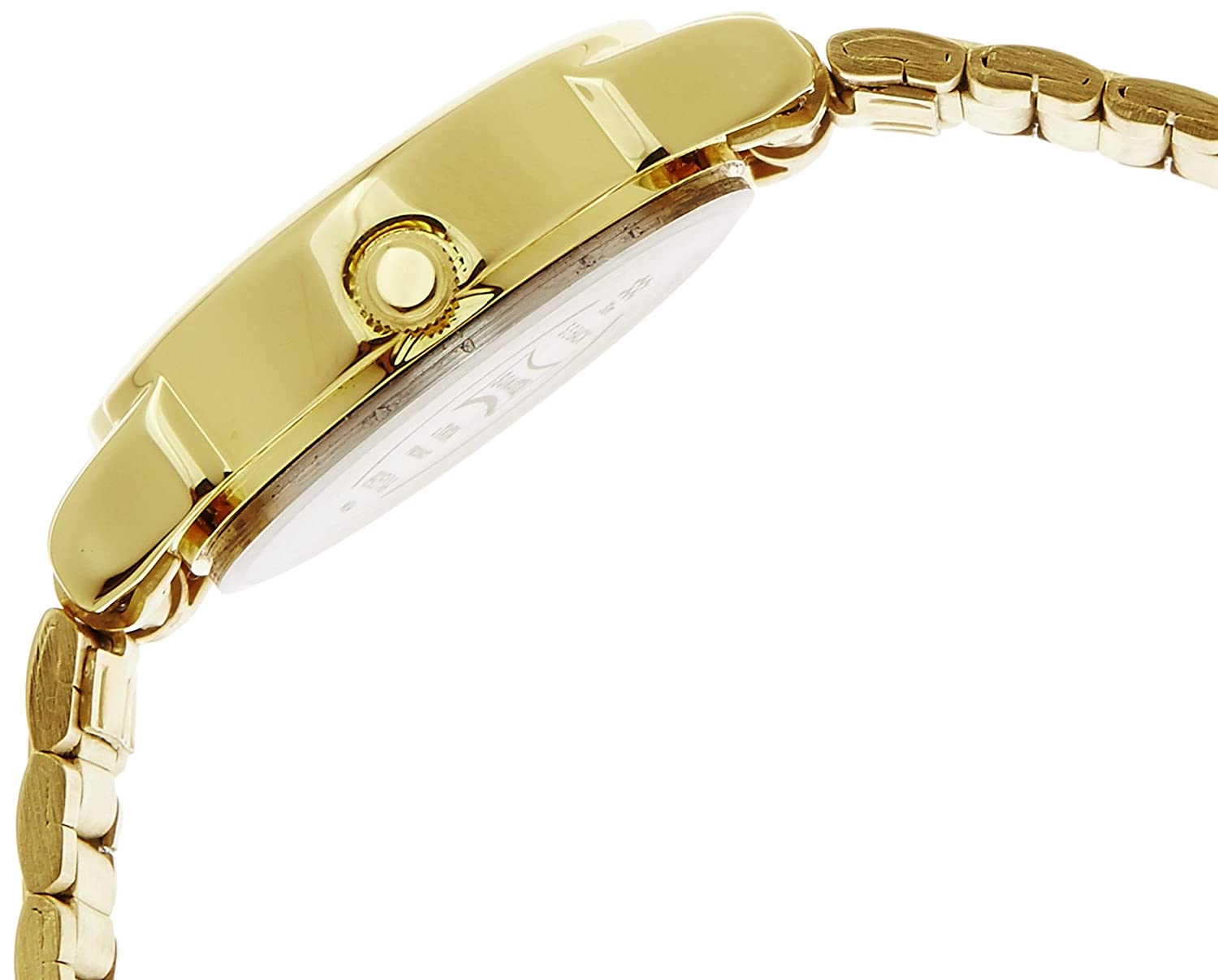 Sonata White Dial Golden Stainless Steel Strap