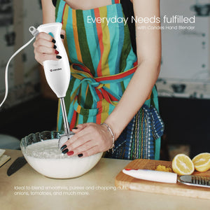 Candes Hand Blender 250 Watts, 1 Year Warranty, White - Green