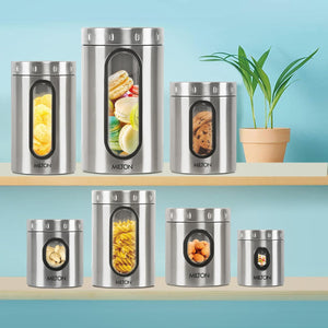 Steel Crispy Storage Jar (Milton)