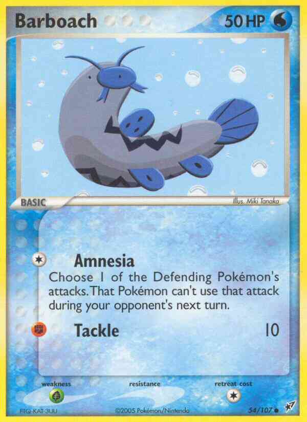 Barboach - 54/107 - Common [ex8-54] [Reverse Holo]