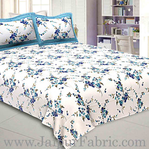 COMBO88- Set of 1 Double Bedsheet and  1 Single Bedsheet With  2+2 Pillow Cover