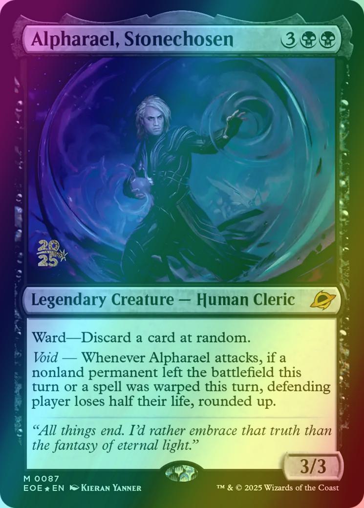 Alpharael, Stonechosen [87s] [Prerelease] [Edge of Eternities: Promos] [Foil]
