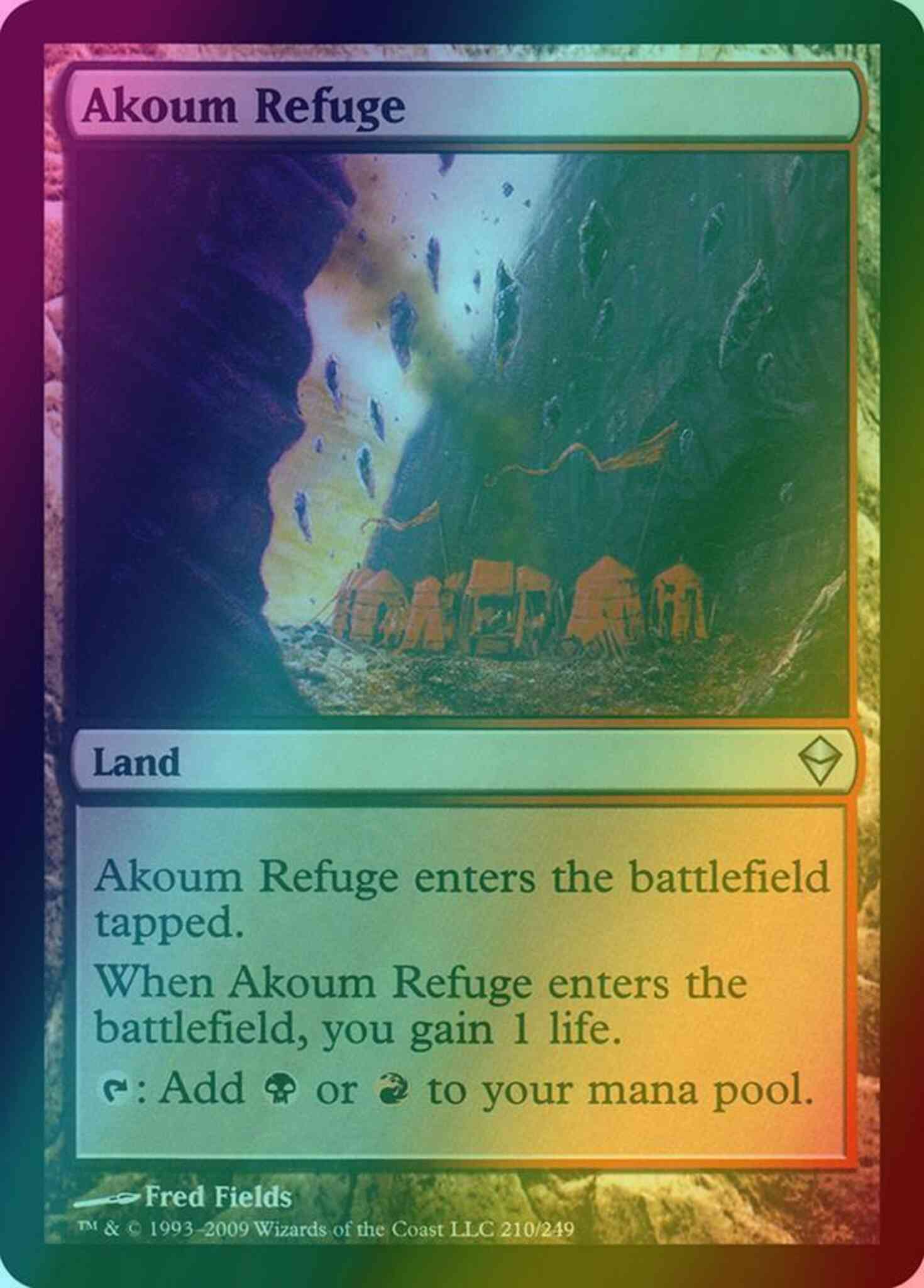 Akoum Refuge [210] [Zendikar] [Foil]