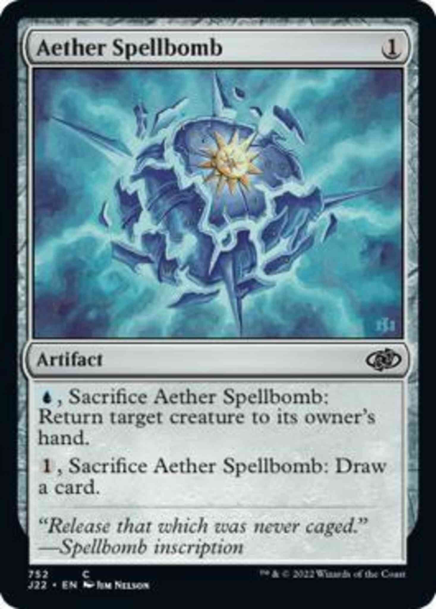 Aether Spellbomb [752] [Jumpstart 2022] [Non-Foil]